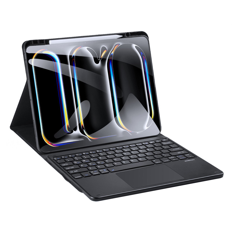 کیف کلاسوری کیبورد دار دوکس دوکیس مدل TK مناسب برای تبلت اپل iPad Pro 13 (2024)
