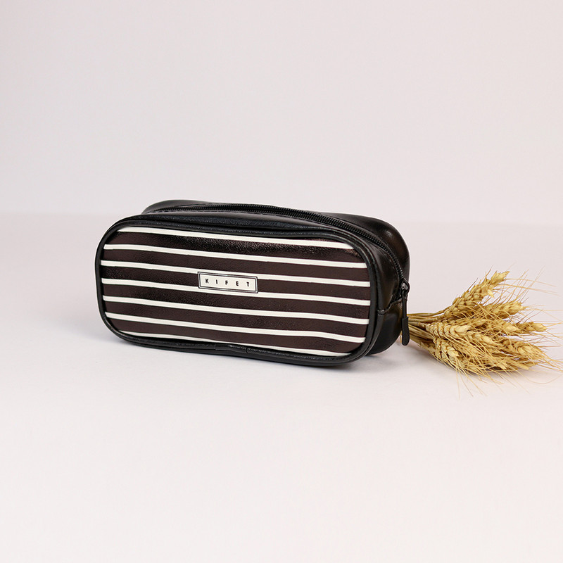 جامدادی مدل راه راه دو زیپ