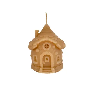 شمع بدون بو مدل فانتزی طرح کلبه زمان اتمام 10 ساعت