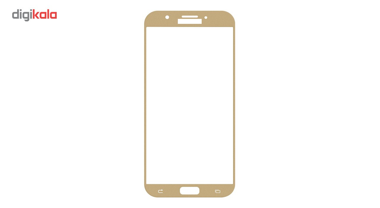 محافظ صفحه نمایش شیشه ای تمپرد مدل Full Cover مناسب برای گوشی موبایل سامسونگ Galaxy A7 2017