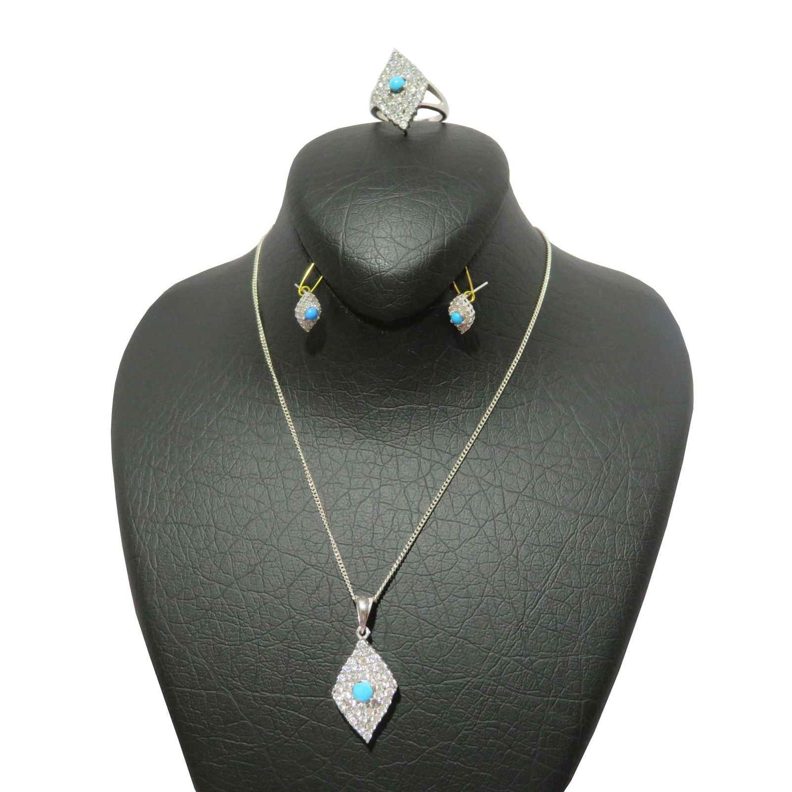 نیم ست نقره زنانه کد 272 -  - 1