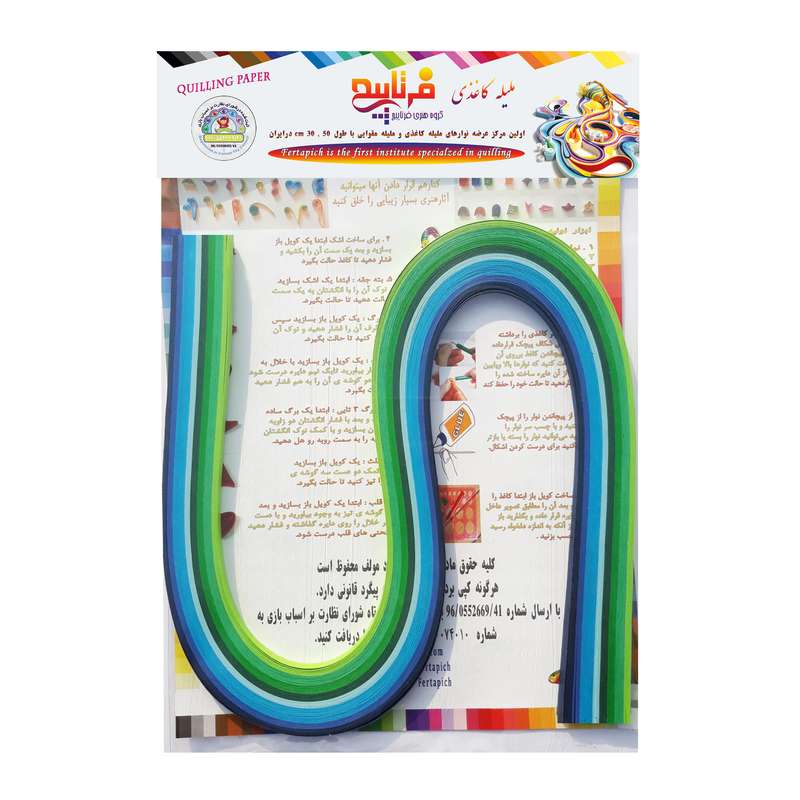 ملیله کاغذی فرتاپیچ کد new6 بسته 70 عددی
