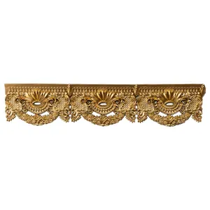 کتیبه پرده مدل گل افشان مدل G103 طول 120 سانتی متر