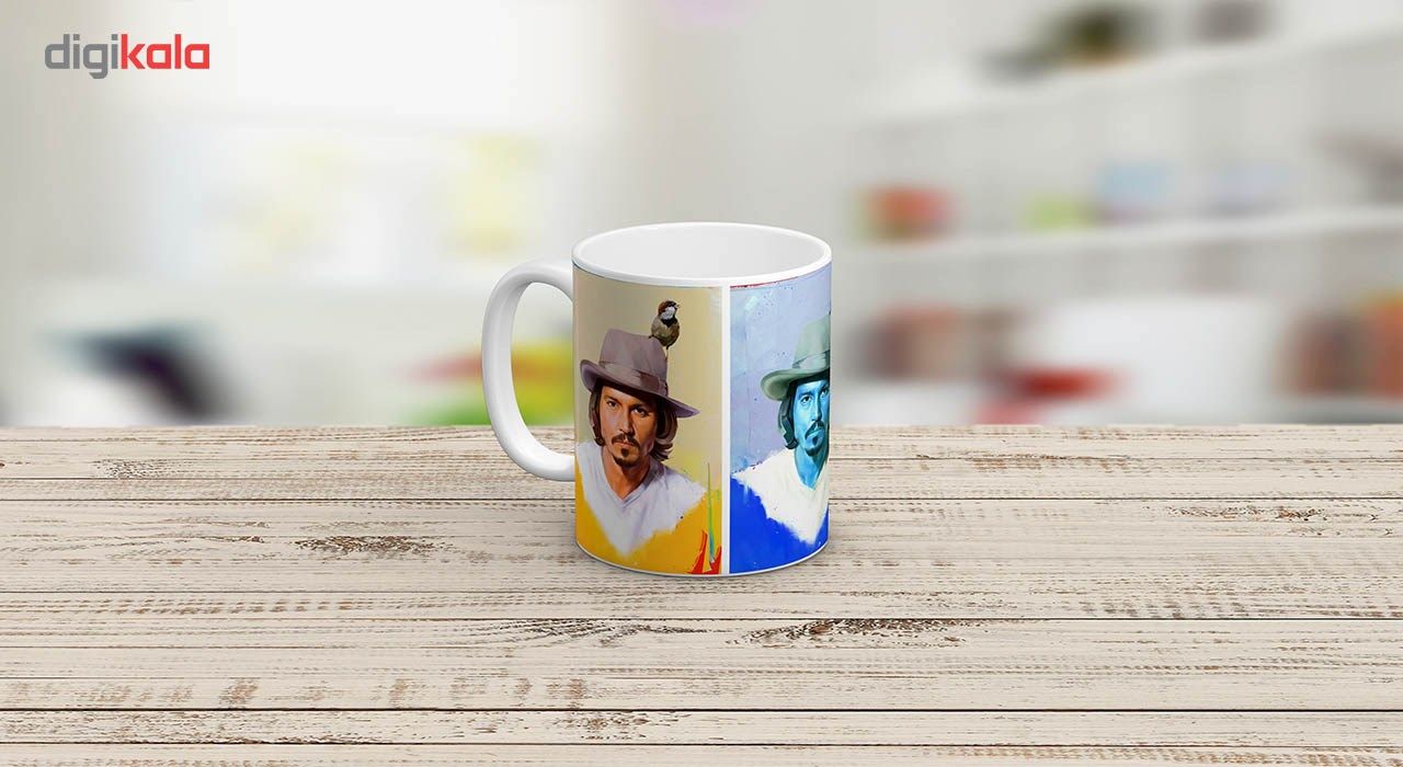 ماگ لومانا مدل Johnny Depp کد L1501 main 1 5