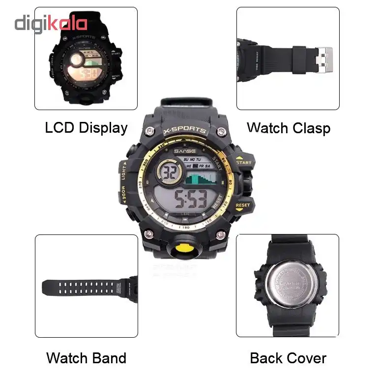 ساعت مچی دیجیتال سانسی مدل S-640