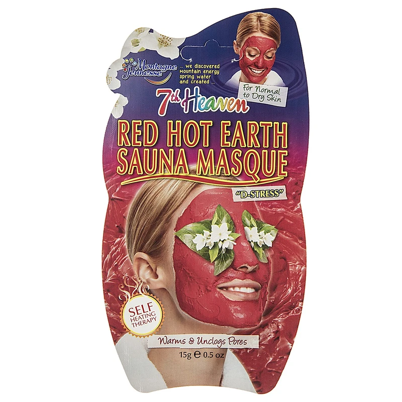 ماسک صورت مونته ژنه سری 7th Heaven مدل Red Hot Earth حجم 15 میلی لیتر