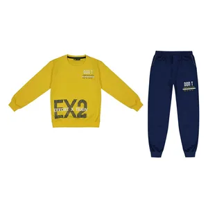 ست سویشرت و شلوار پسرانه خرس کوچولو مدل Stop کد 400