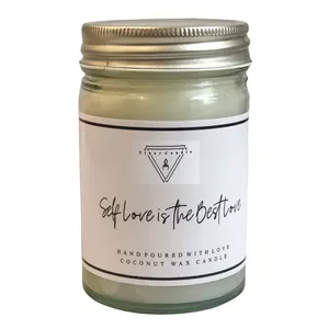 شمع دست ساز تیهار کندل مدل N.W.SELF LOVE