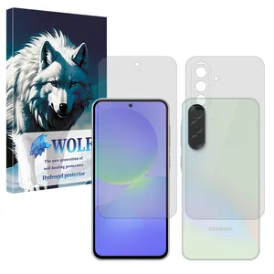 Wolf Tough model Matte screen protector suitable for Samsung Galaxy A56 mobile phone along with the back protector