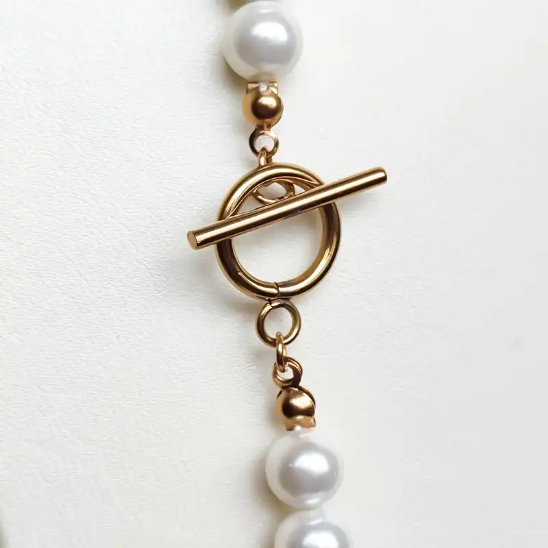 گردنبند زنانه مدل مروارید ماه