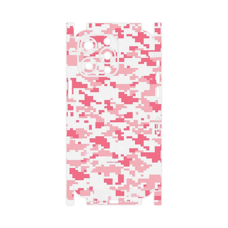 برچسب پوششی ماهوت مدل Army_Pink_Pixel-FullSkin مناسب برای گوشی موبایل اپل iPhone 15 Pro Max