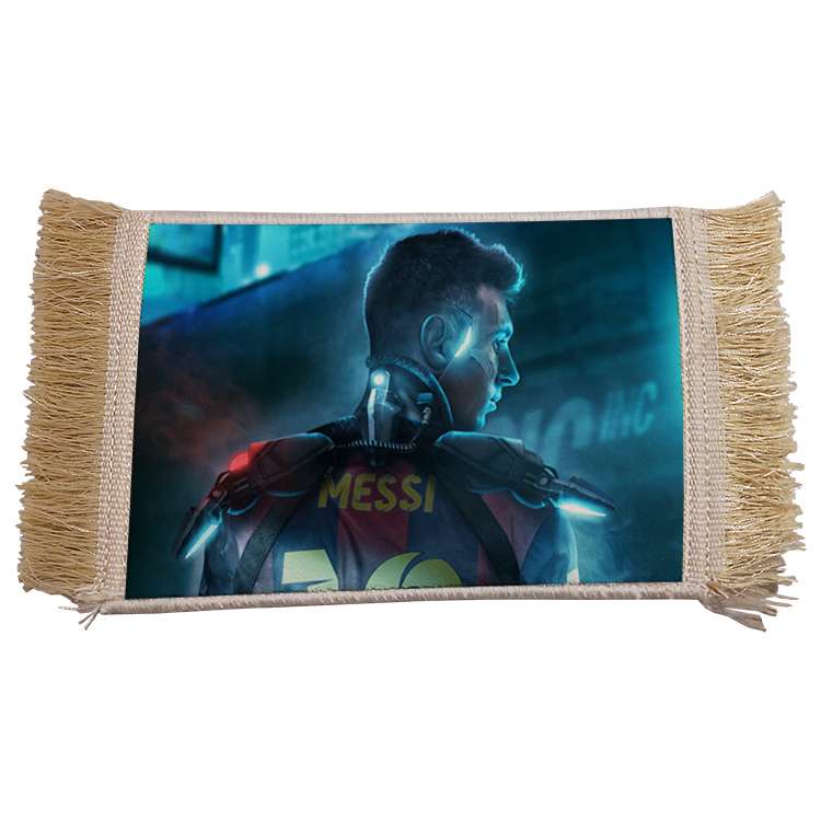 فرش ماشینی دیوارکوب مدل مسی کد 46