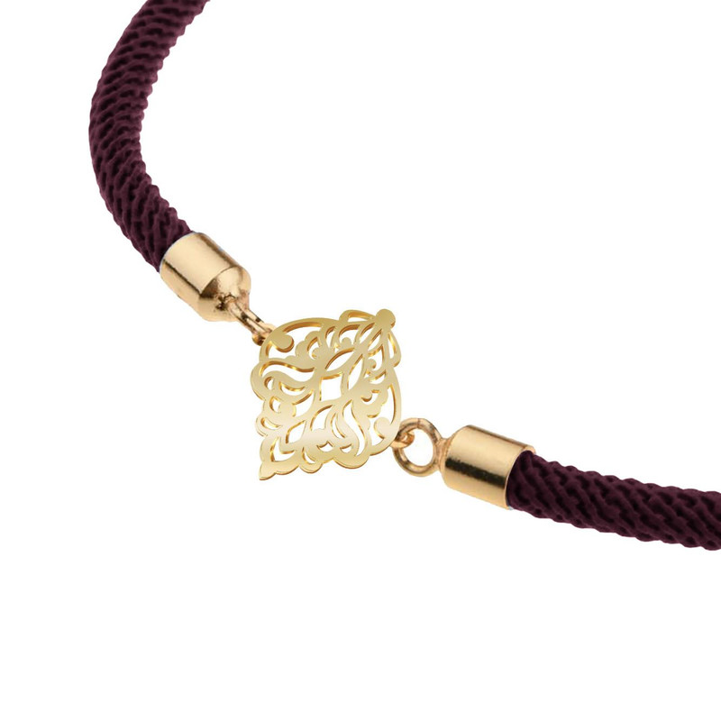 دستبند طلا 18 عیار زنانه مدوپد مدل اسلیمی کد D11-10657