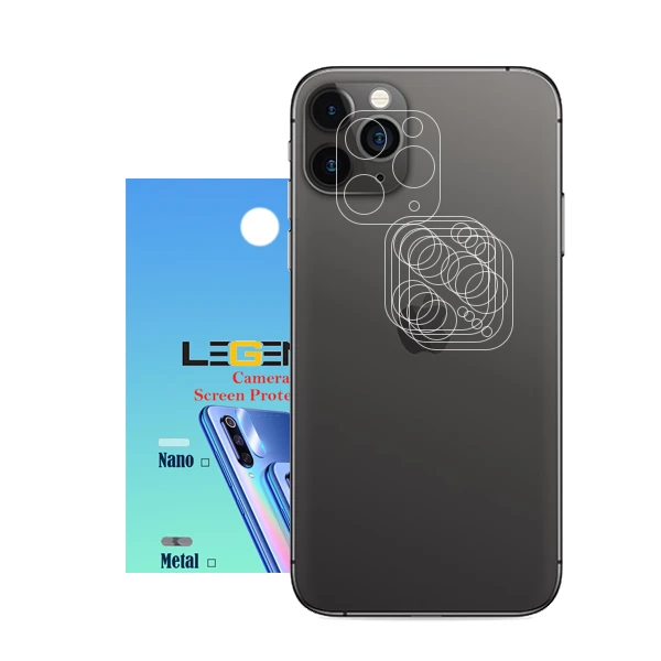 محافظ لنز گوشی موبایل نانو مدل 008 مناسب برای گوشی موبایل اپل iphone 11 pro بسته 5 عددی