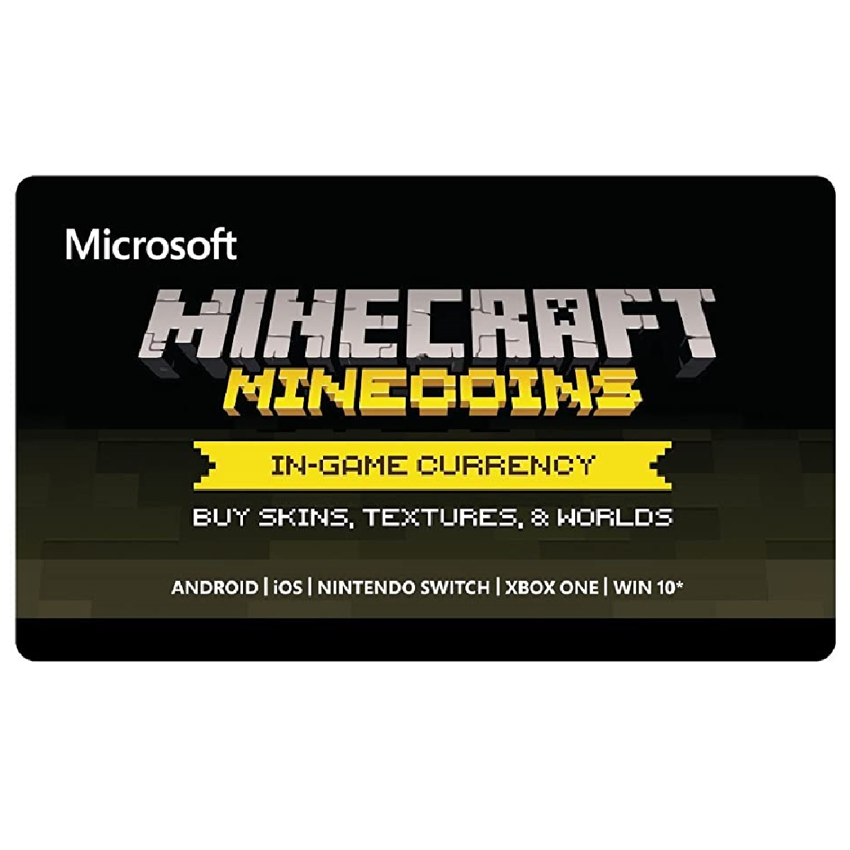گیفت کارت 3500 سکه‌ای ماین کرفت مدل Minecraft 3500