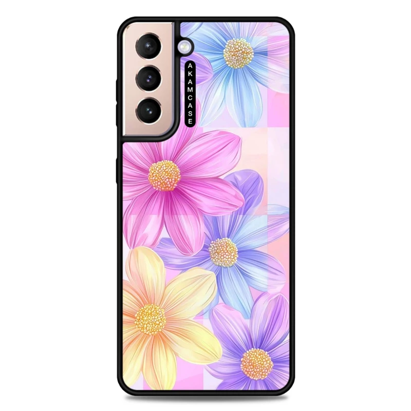 کاور آکام مدل AMC-WSGS21P-FLOWERS-31 مناسب برای گوشی موبایل سامسونگ Galaxy S21 Plus