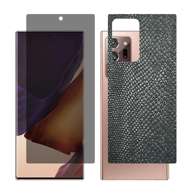 محافظ صفحه نمایش حریم شخصی گلس مدل Together مناسب برای گوشی موبایل سامسونگ Galaxy Note20 Ultra 5G به همراه برچسب پوششی