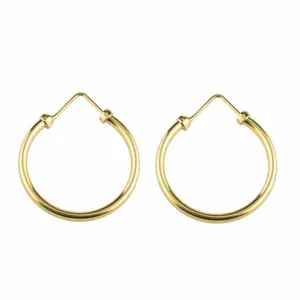 گوشواره طلا 18 عیار زنانه آلند مدل مدل آیینه ای کد BAZG4