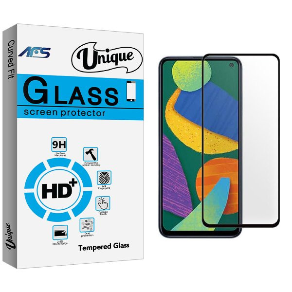 محافظ صفحه نمایش شیشه ای ای اف اس مدل Unique مناسب برای گوشی موبایل سامسونگ Galaxy F52 5G