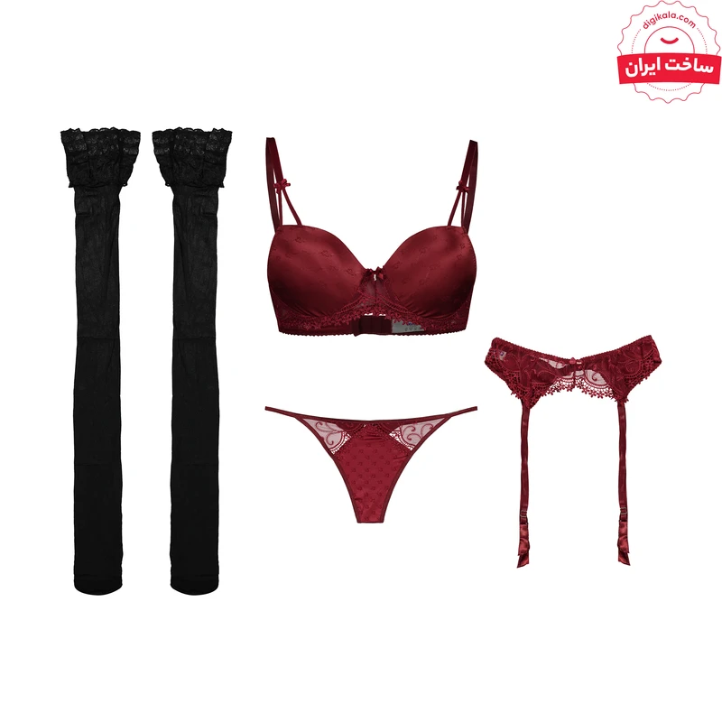 ست 4 تکه لباس زیر زنانه ان بی بی مدل 4523-70