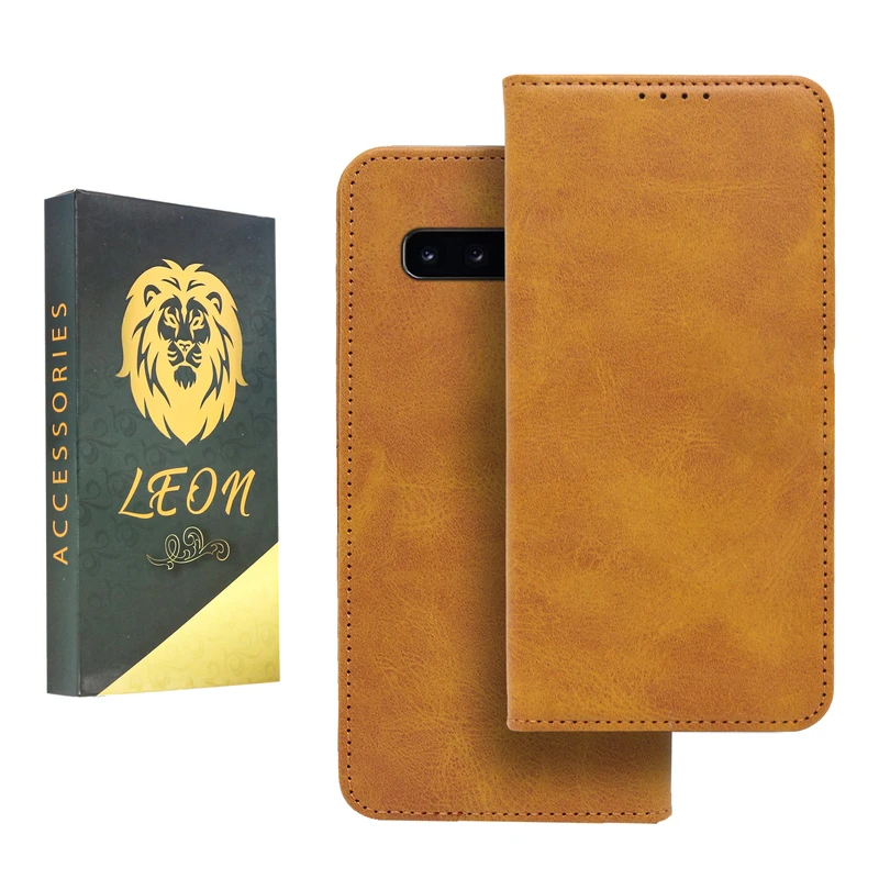 کیف کلاسوری لئون مدل Spork مناسب برای گوشی موبایل سامسونگ Galaxy S10 Plus