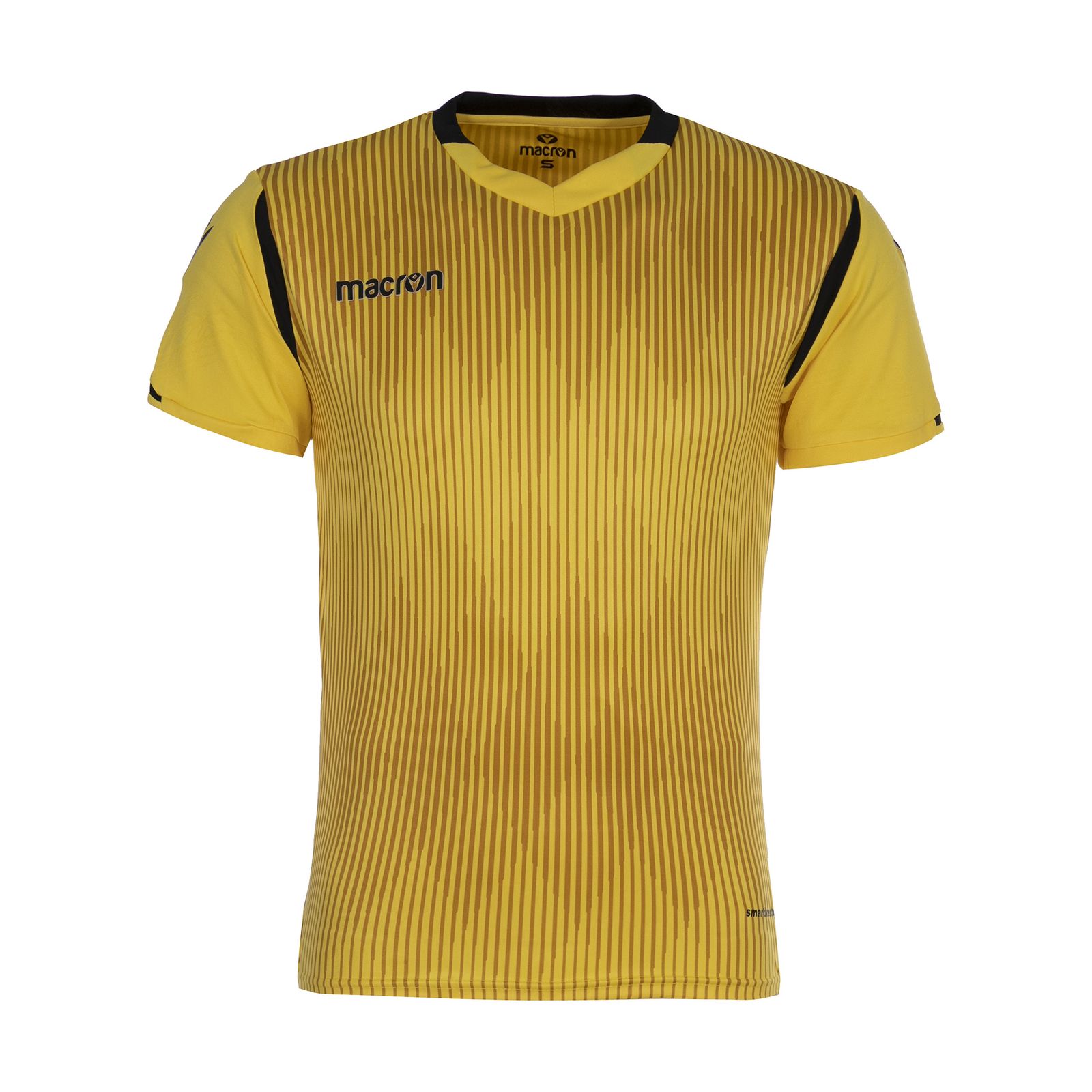  ست تی شرت و شلوارک ورزشی مردانه مکرون مدل فارست رنگ زرد -  - 4