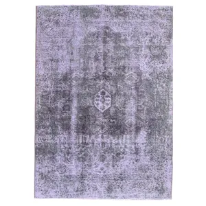 فرش دستبافت رنگ شده  پنج و نیم متری کد 9806