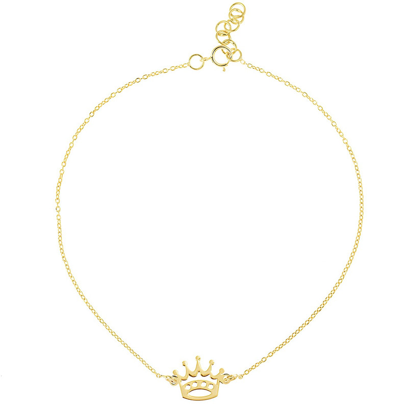 پابند طلا 18 عیار رزا مدل AK12