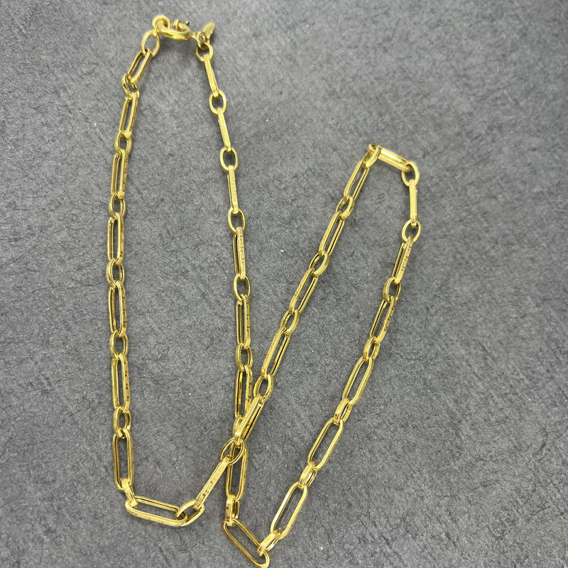 زنجیر ورساچی طلا 18 عیار مردانه دوست خوب مدل DK984