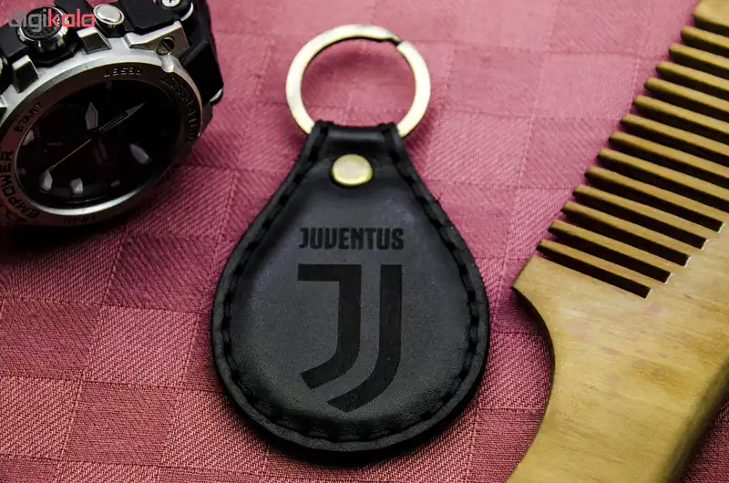 جاکلیدی چرمینه اسپرت طرح یوونتوس کد 4003