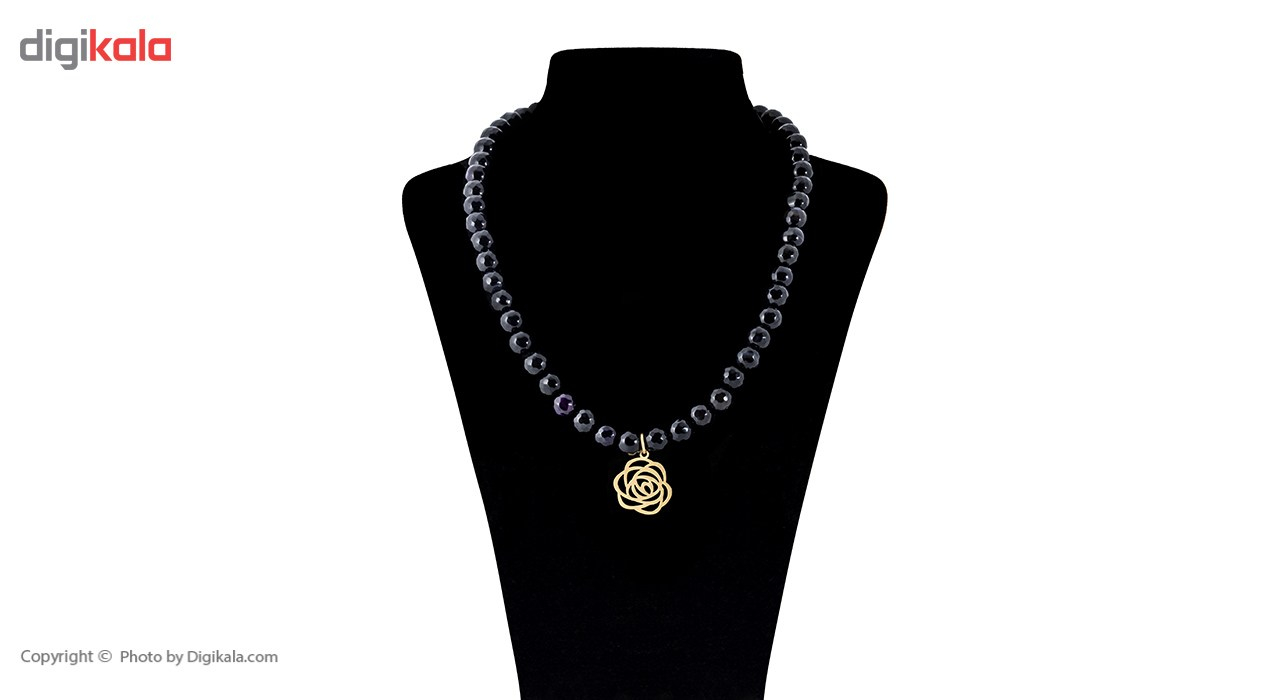 گردنبند طلا 18 عیار زنانه رزا مدل NS18
