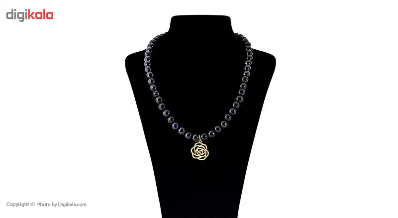 گردنبند طلا 18 عیار زنانه رزا مدل NS18