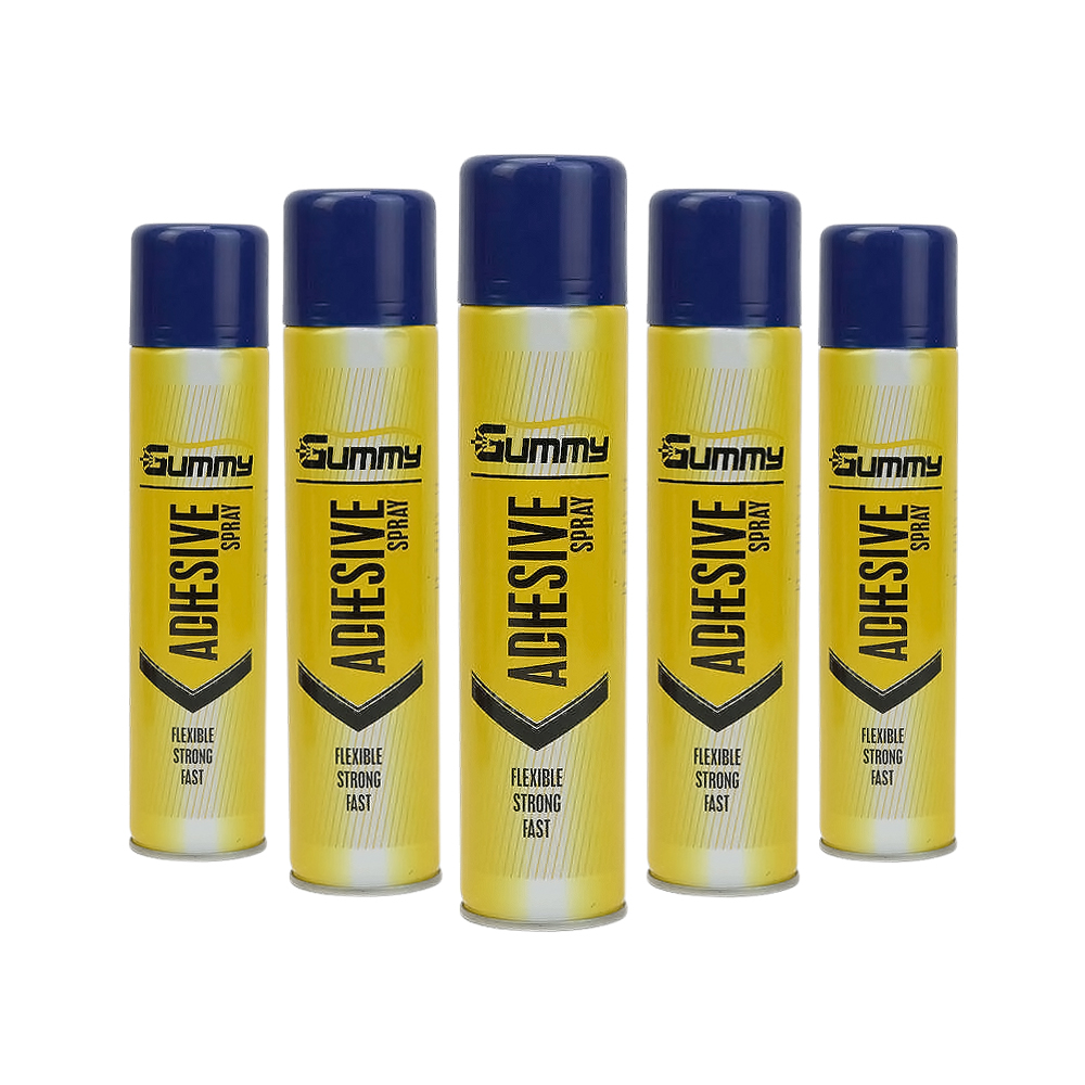 اسپری چسب گامی مدل FLEXIBLE حجم 300 میلی لیتر بسته 5 عددی