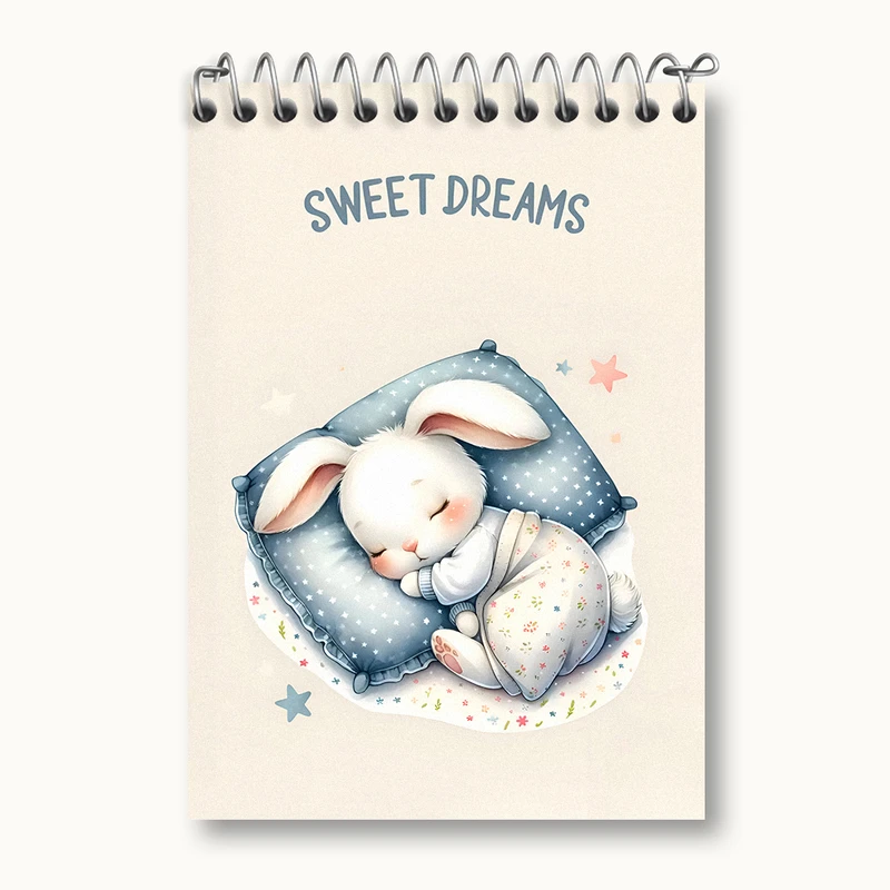 دفتر یادداشت 50 برگ خندالو طرح خرگوش کیوت کد N4568