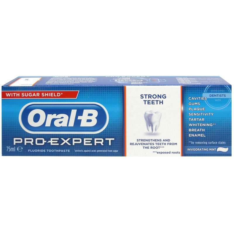 خمیر دندان اورال-بی سری All Around Protection مدل Strong Teeth حجم 75 میلی لیتر