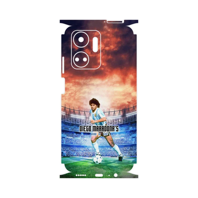 برچسب پوششی ماهوت مدل Diego Maradona-FullSkin مناسب برای گوشی موبایل آنر X7a