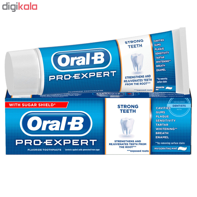 خمیر دندان اورال-بی سری All Around Protection مدل Strong Teeth حجم 75 میلی لیتر