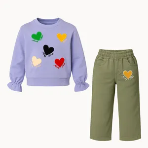 ست سویشرت و شلوار دخترانه مدل M4274