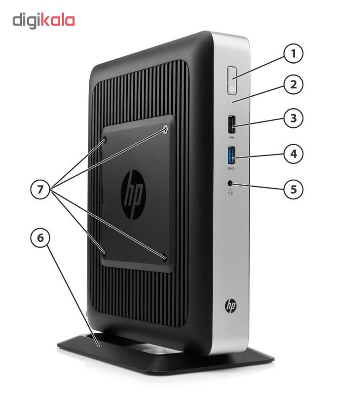 کامپیوتر کوچک اچ پی مدل T628 - B 1