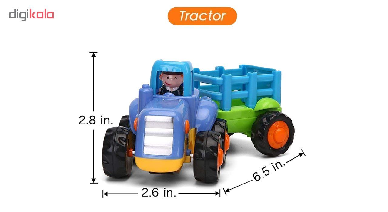 ماشین بازی هولی تویز طرح تراکتور