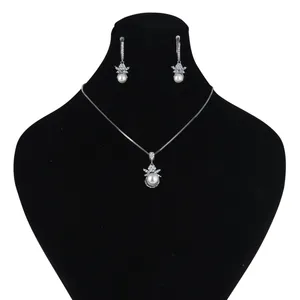 نیم ست نقره زنانه مد و کلاس کد 1000524