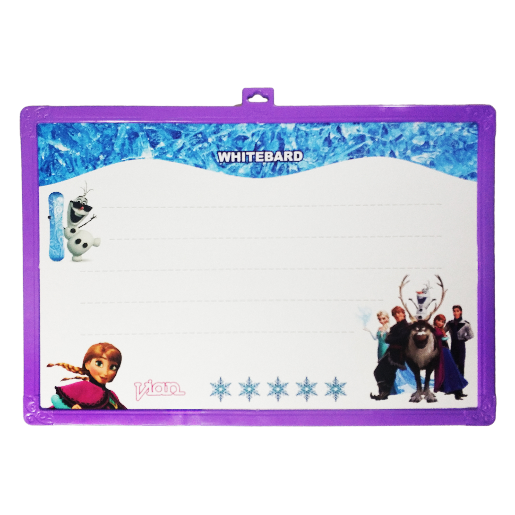 تخته وایت بورد ویان مدل EB75-frozen سایز 45 × 30 سانتی‌متر