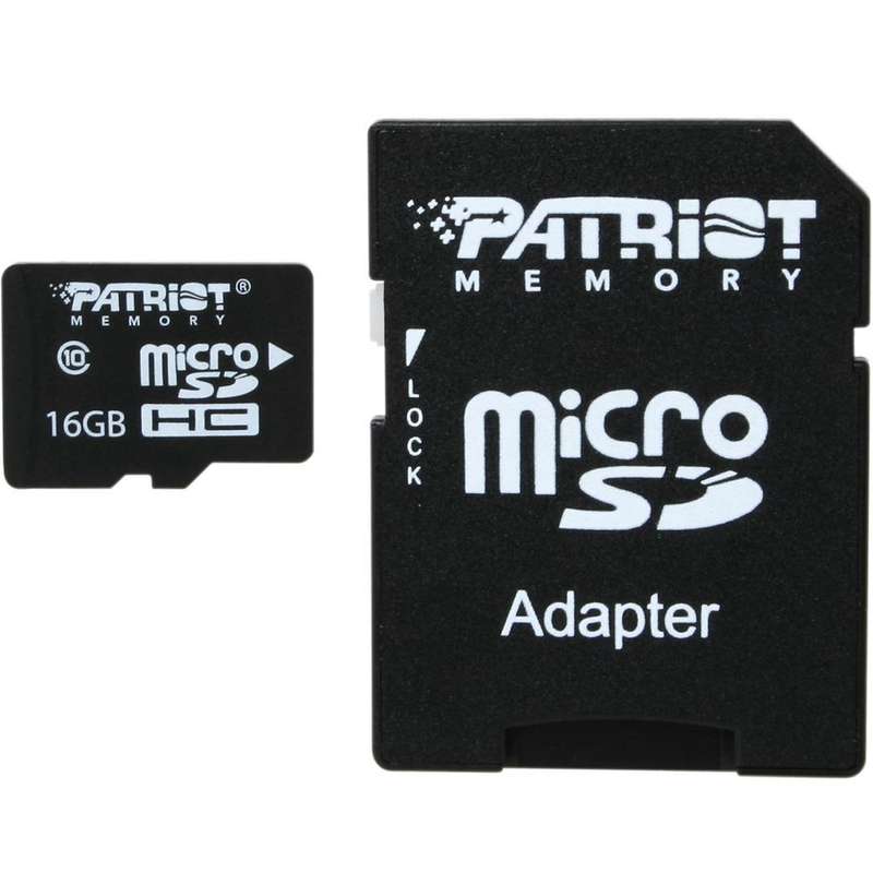 کارت حافظه microSDHC پتریوت مدل LX استاندارد UHS-I U1 کلاس 10 همراه با آداپتور SD ظرفیت 16 گیگابایت کارت حافظه microSDHC پتریوت مدل LX استاندارد UHS-I U1 کلاس 10 همراه با آداپتور SD ظرفیت 16 گیگابایت