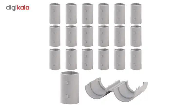 بست اتصال لوله خرطومی اینژه فیکساسیون مدل T040200 سایز 25 میلی متر بسته 20 عددی