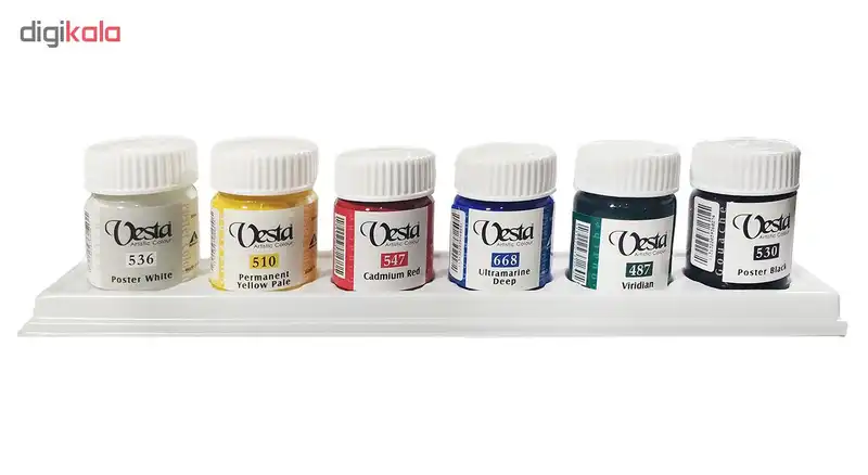 گواش 6 رنگ وستا کد 0286