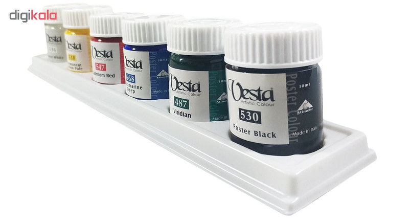 گواش 6 رنگ وستا کد 0286