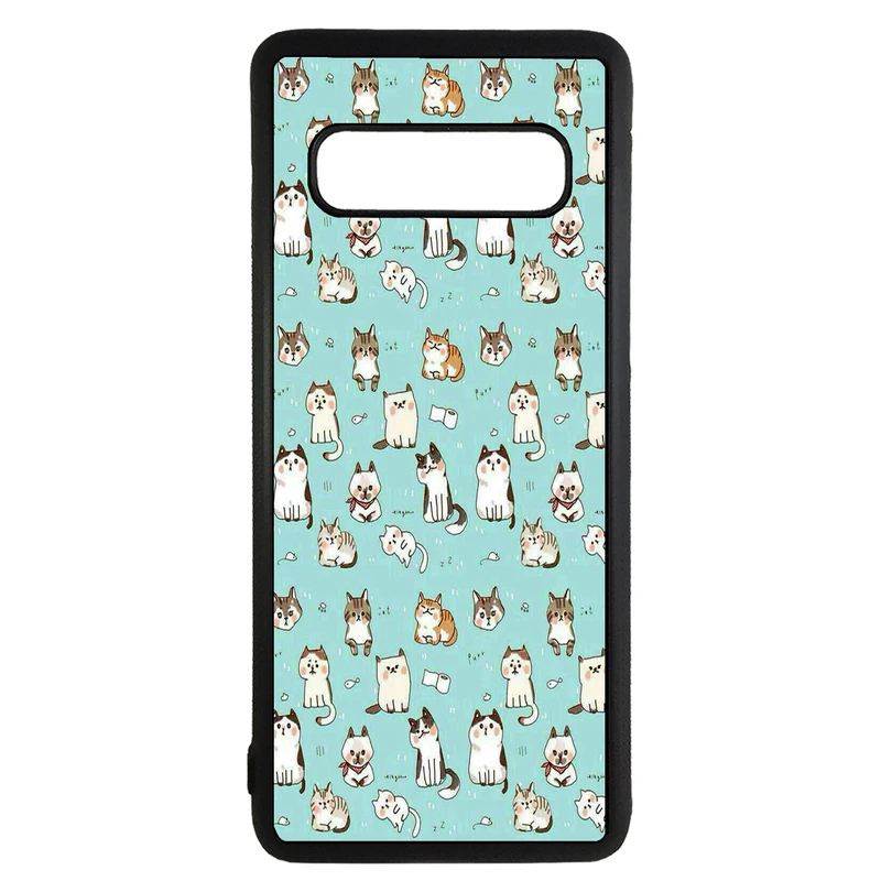 کاور طرح گربه کد 1105340 مناسب برای گوشی موبایل سامسونگ galaxy s10