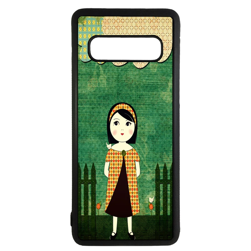 کاور طرح دختر کد 1105342 مناسب برای گوشی موبایل سامسونگ galaxy s10
