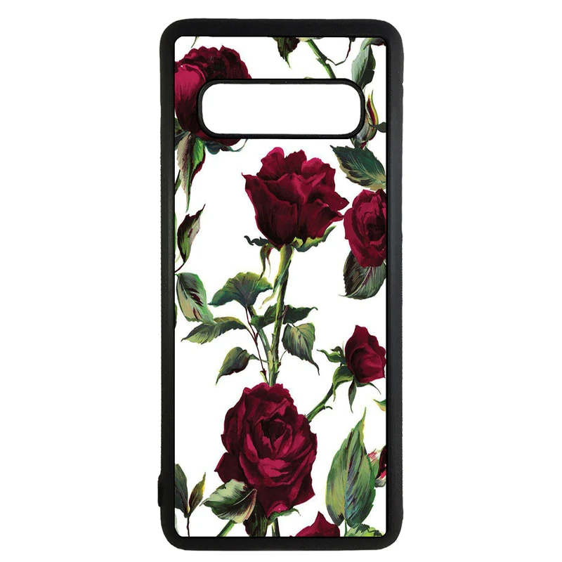 کاور طرح گل رز کد 1105350 مناسب برای گوشی موبایل سامسونگ galaxy s10 plus