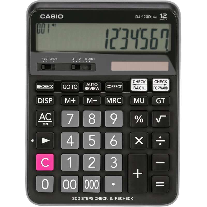 ماشین حساب کاسیو مدل DJ-120D Plus ماشین حساب کاسیو مدل DJ-120D Plus
